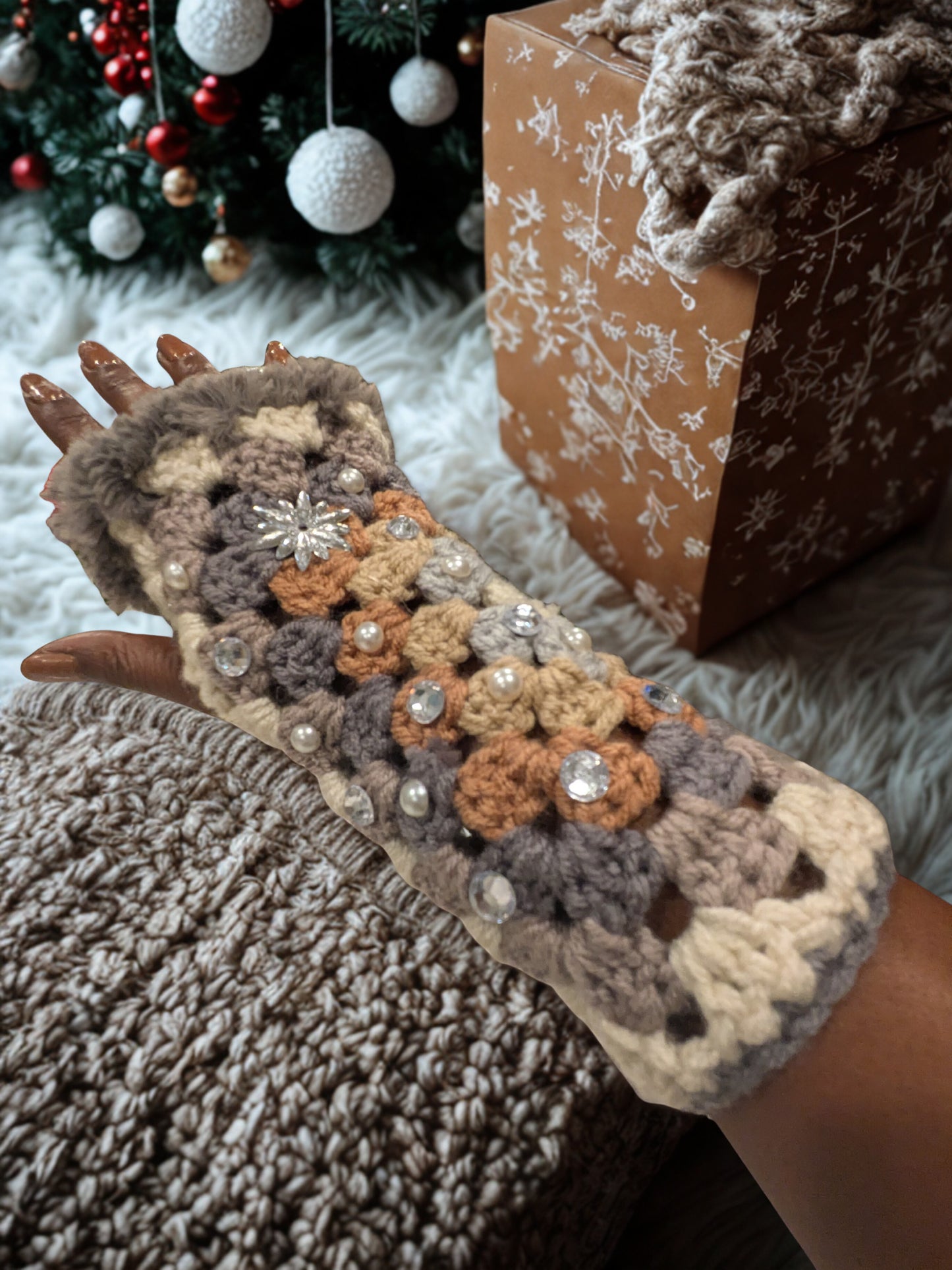 Glam Fingerless Gloves