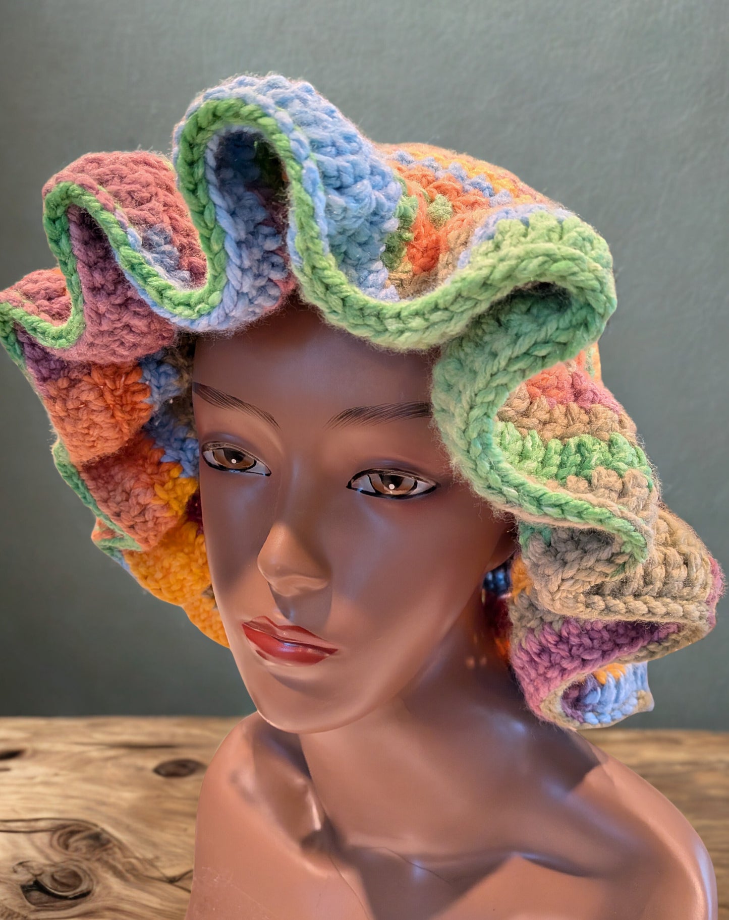 Wavy Brim Bucket Hat